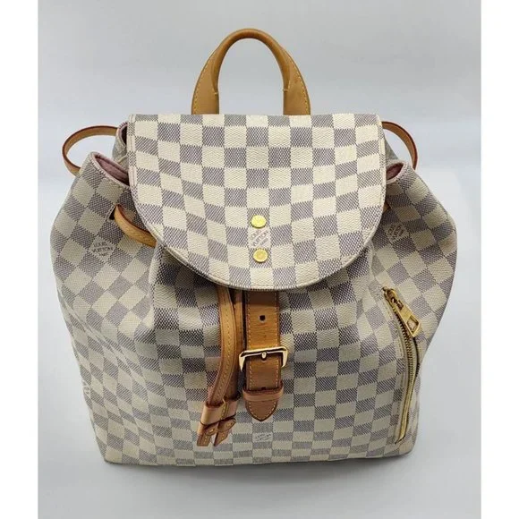 Louis Vuitton Sperone Backpack in Damier Azur Canvas | Excellent Condition - Picture 8 of 13